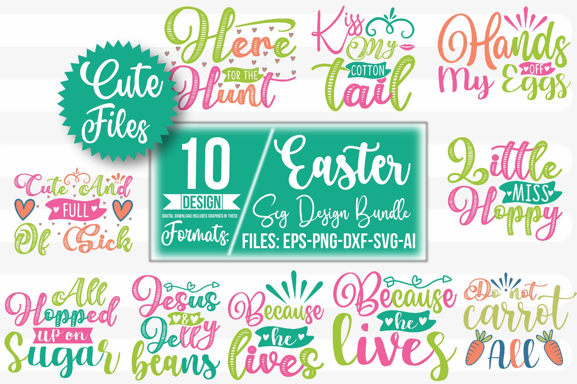 Easter SVG Bundle 10 - CraftNest - Digital Crafting and Art