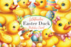 Vintage Easter Duck Clipart Bundle