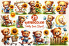 Cute Teddy Bear Clipart Bundle 4