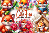 Cute Fox Clipart Bundle