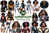 Black Boss Lady Clipart Bundle