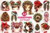Girl Hairstyle Christmas Clipart Bundle