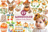 Autumn Baby Shower Clipart Bundle