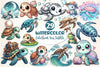 Collection Sea Turtle Clipart Bundle