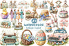 Vintage 1950 Easter Clipart Bundle 1