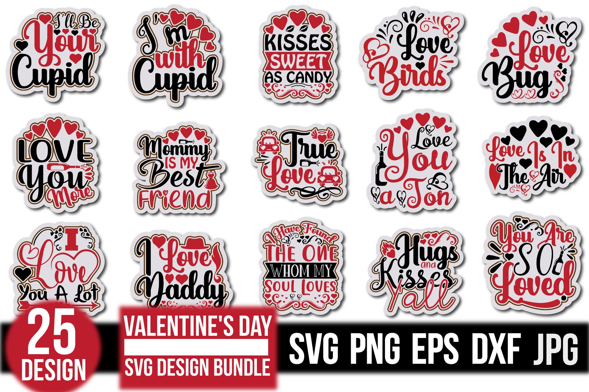 Valentine's Day SVG Bundle - CraftNest - Digital Crafting and Art