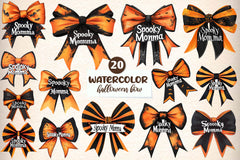 Spooky Momma Bow Halloween Clipart Bundle - CraftNest - Digital Crafting and Art