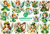 St Patricks Day Angels Clipart Bundle