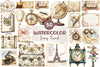 Antique Ivory Travel Clipart Bundle