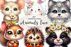 Animals Face Woodland Clipart Bundle