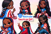 American Girl Graphics Clipart Bundle