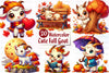 Fall Goat Clipart Bundle