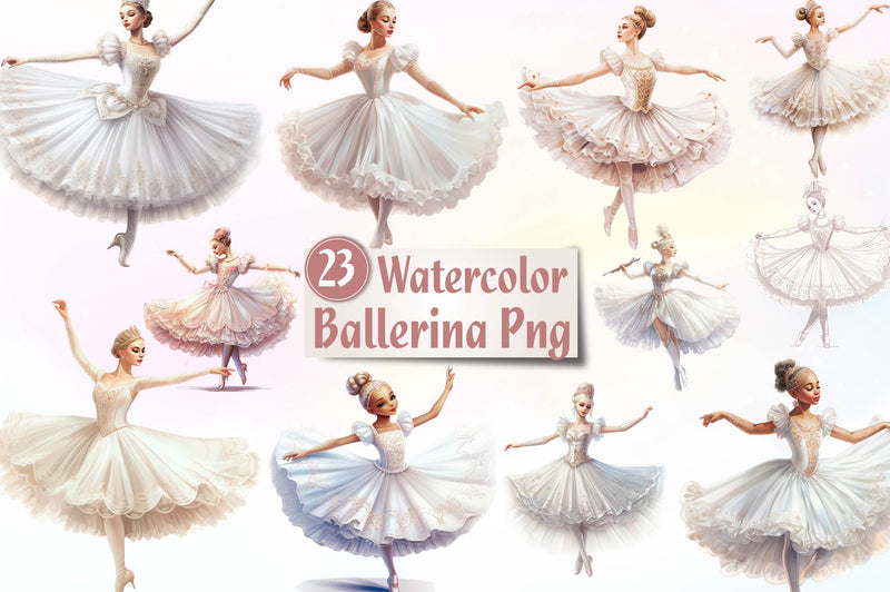 Ballerina Clipart Bundle - CraftNest - Digital Crafting and Art