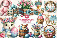 Rustic Easter Day Clipart Bundle - CraftNest - Digital Crafting and Art