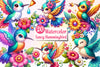 Fancy Hummingbird Clipart Bundle