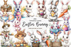 Cute Easter Bunny Clipart Bundle 3