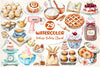 Vintage Baking Clipart Bundle 4