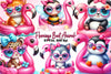 Flamingo Boat Animals Clipart Bundle 1