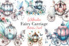 Fairy Carriage Clipart Bundle