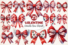Coquette Valentine Bow Clipart Bundle 2 - CraftNest - Digital Crafting and Art