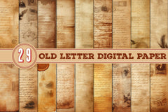 Old Letter Digital Paper Junk Journals - CraftNest - Digital Crafting and Art