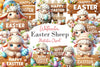 Easter Sheep Clipart Bundle