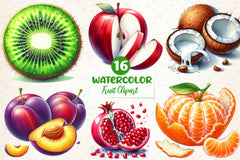 Fruit Clipart Bundle - CraftNest - Digital Crafting and Art