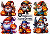 Halloween Scary Gnome Clipart Bundle