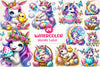 Newborn Unicorn Easter Day Clipart Bundle