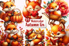 Autumn Fox Clipart Bundle