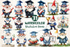 Graduation Gnome Clipart Bundle