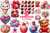 Sweet Valentine Clipart Bundle