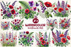 Wildflowers Clipart Bundle