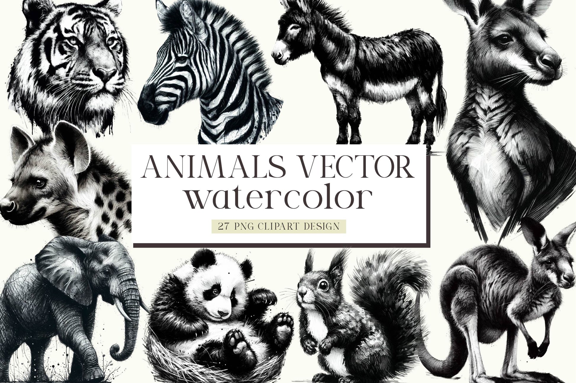 Animals Vector Svg Clipart Bundle - CraftNest - Digital Crafting and Art