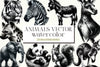 Animals Vector Svg Clipart Bundle
