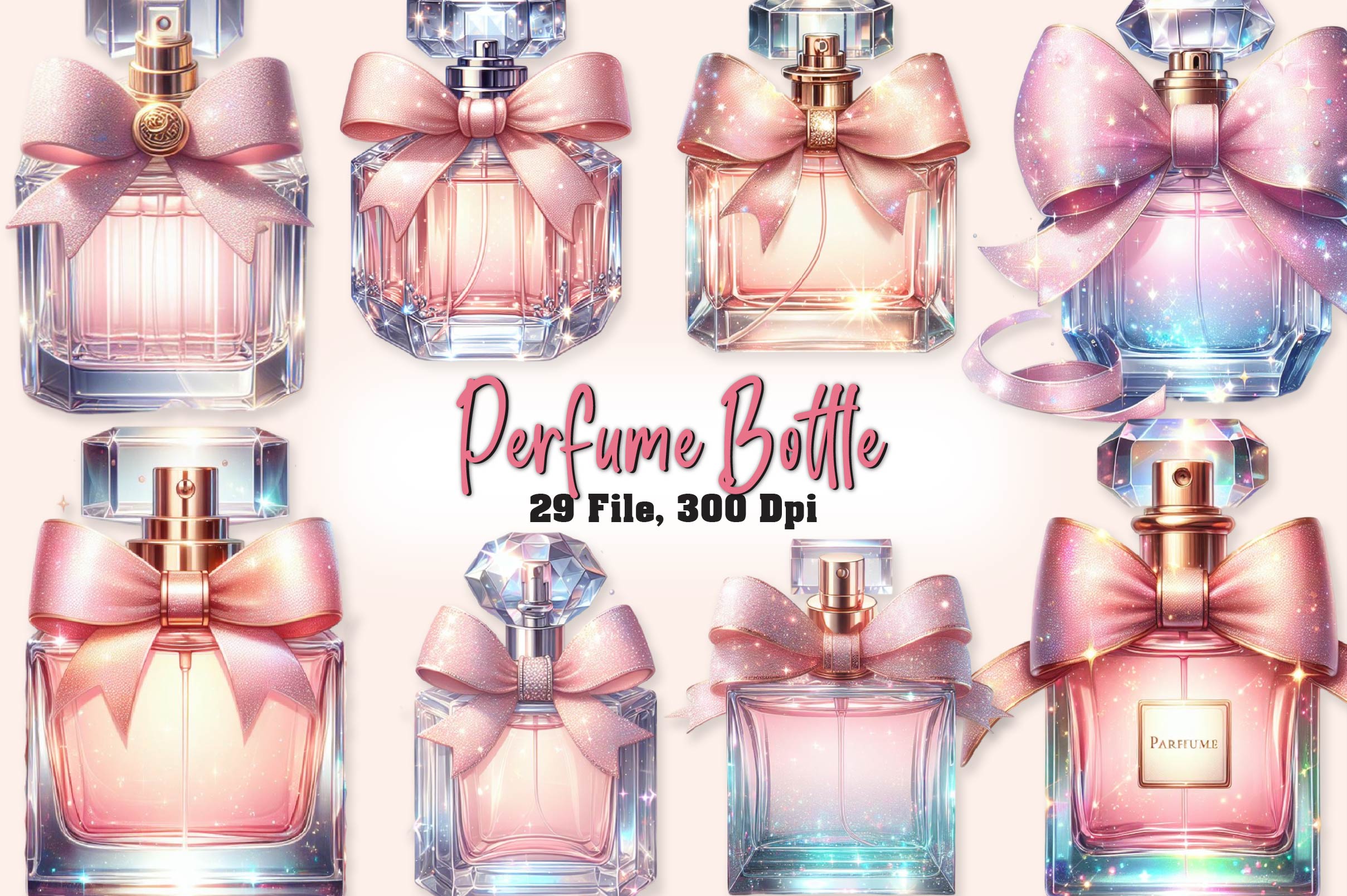 Perfume Bottle Clipart Bundle - CraftNest - Digital Crafting and Art