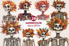 Autumn Skeleton Clipart Bundle