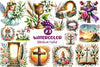 Christian Easter Clipart Bundle