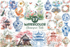 Chinoiserie Toile De Jouy Clipart Bundle