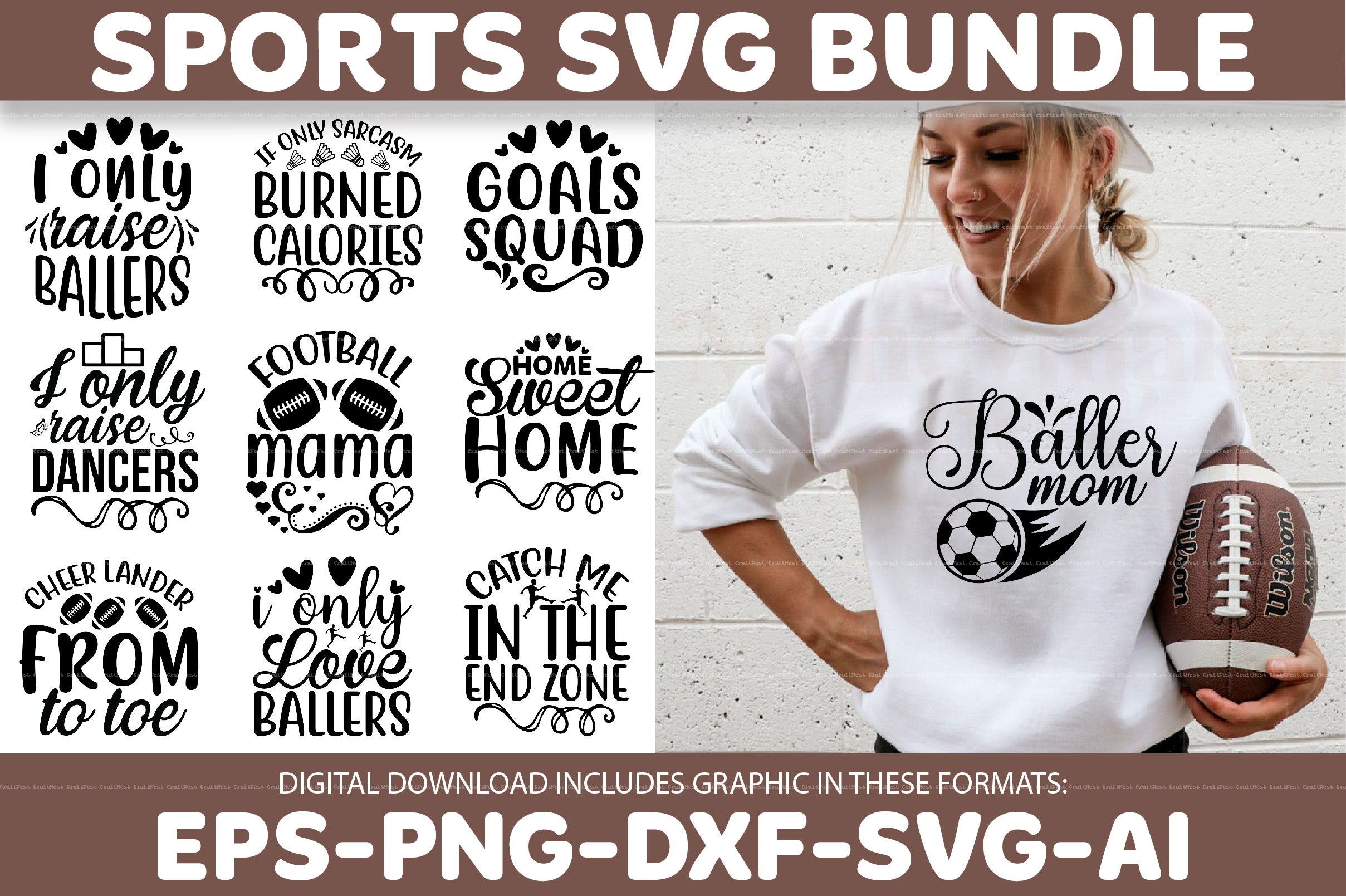 Sports Design SVG Bundle 5