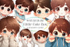 Little Cute Boy Clipart Bundle