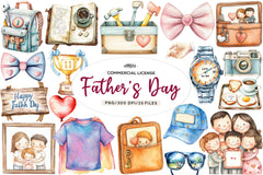 Fathers Day Clipart Bundle - CraftNest - Digital Crafting and Art