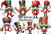 Christmas Funny Nutcracker Clipart Bundle