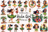 Hula Girl Clipart Bundle 3