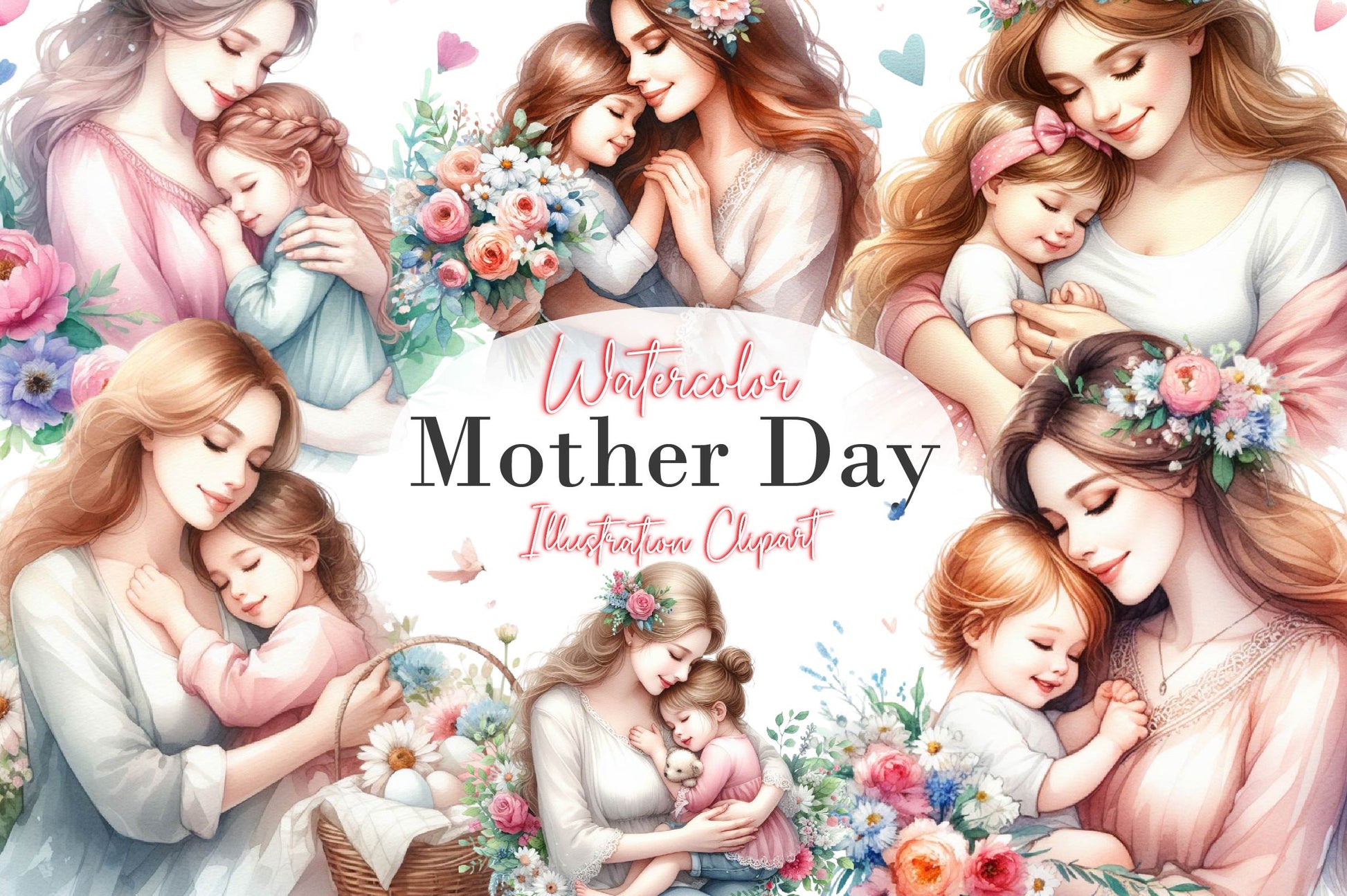 Mother's Day Clipart Bundle 2 - CraftNest - Digital Crafting and Art