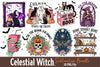 Celestial Witch Clipart Bundle