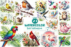 Bird Clipart Bundle - CraftNest - Digital Crafting and Art