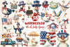 4th Of July Goose Clipart Bundle 2