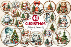 Vintage Christmas Ornaments Clipart Bundle 2 - CraftNest - Digital Crafting and Art
