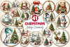Vintage Christmas Ornaments Clipart Bundle 2